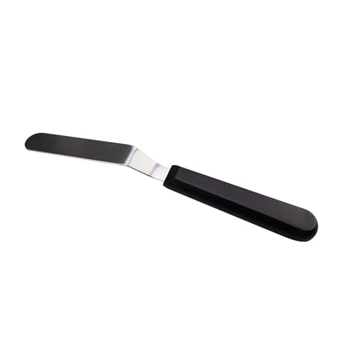 3pcs Baking Offset Spatula 6in 8in 10in Blade Plastic Handle Straight Stainless Steel Buttercream Baking Spatula Release Cutter Frosting For Cakes Desserts