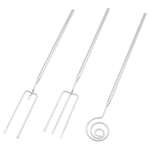 3 PCS Dipping Tool Stainless Steel Chocolate Drizzler Tool - size: SS-3