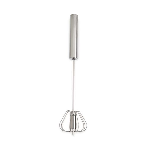 Mrs. Anderson’s Baking Rotary Whisk Hand Blender, Stainless Steel, 10.25-inches - style: Rotary