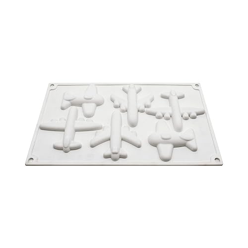 Silicone Mold for Cake DIY Baking Chocolate Eco-Friendly Cake Mold Candy Chocolate Cake Mould Baking DIY Kitchen Accessiories (Aircraft P_11.88 X6.96 X0.52 inch) - size: Aircraft P_11.88 X 6.96 X 0.52 inch