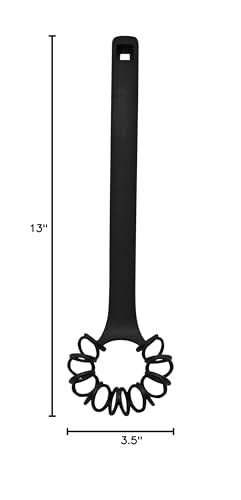 Whisk Mixer Beater (Black Nylon Whipper) - size: Regular Whipper