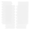 4 Pcs Cake Scraper Set, for Baking, Decorating - size: 4 Pcs