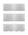 3PCS Stainless Steel Cake Scraper Set, Frosting Scraper Tools - color: Stainless Steel 3PCS