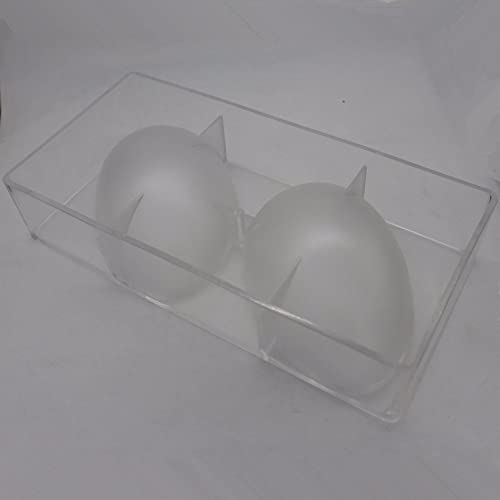Polycarbonate Easter Eggs Chocolate Mold Ostrich Egg Shape Candy Mould 14cm (5.5inch) Long - style: Big Egg