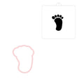 Cookie Cutter and Stencil Bundle Royal Icing Cookies Stencils Paint Your Own Biscuit Bakery Starter Kits Royal Icing Fondant Cutters Birthday Wedding Holiday Cookies Painting Coloring Pages Comb - style: Baby Foot Print