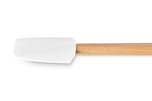 Le Creuset Silicone Signature Medium Spatula, White - color: White, style: Medium Spatula