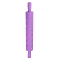 HARFINGTON Pattern Embossed Rolling Pin 14.57" x 1.97" Strip 3D Pattern PP Plastic Non-Stick Embossing Textured Rolling Pins for Baking Cookie Fondant Pastry Clay Dough, Purple