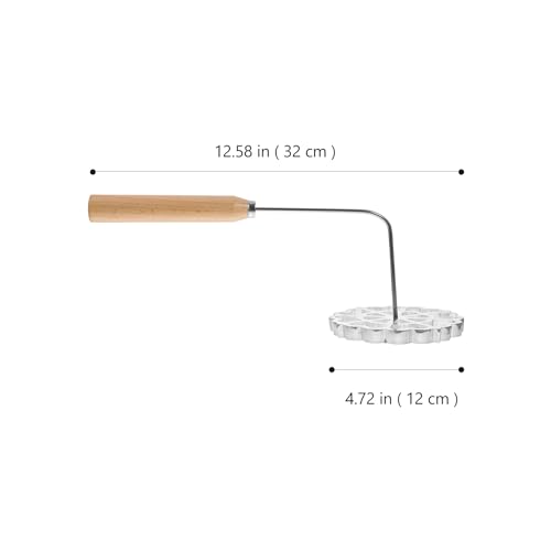 Lurrose Funnel Cake Maker: Rosette Iron - Pizzelle Iron Star Waffle Moulds - size: 32X12X12CM