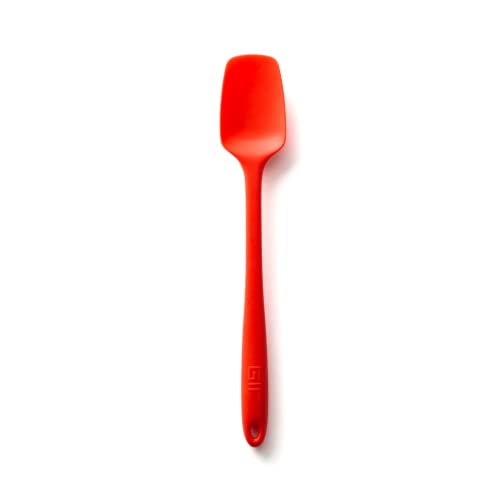 GIR Premium Silicone Seamless Spoonula – Skinny, Red - color: Red, size: Skinny - 11 IN