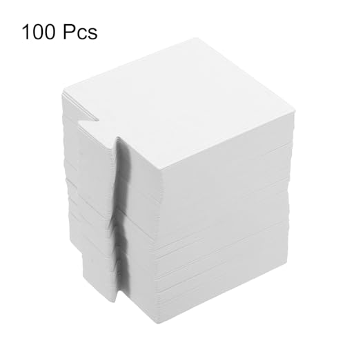 uxcell 100pcs Mini Cake Boards, Mousse Cake Cardboards Square Cake Bases Plates Cupcake Dessert Displays Base Tray for Cakes, Pastries, Dessert Base - Grease Proof (White) - color: White, size: 2.8 x 2.8 inch