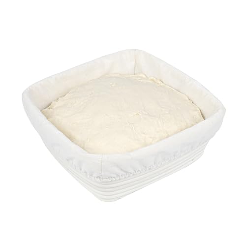 Restaurantware 9 3/4 In Square Rattan Banneton Bread Proofing Basket, 1 Ct - size: Square-1 Count