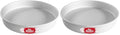 Fat Daddio's Anodized Aluminum Round Cake Pan, 12 x 2 Inch (Pack of 2) - size: 12 x 2 Inch, Set of 2, style: 2" Depth