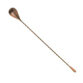 Barfly Bar Spoon, Teardrop End 11 13/16" (30 cm), Antique Copper - color: Antique Copper, size: Teardrop End 11 13/16" (30 cm)