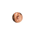 20G/18G/16G Titanium Flat Back Earrings, Threadless Nose Stud Tiny Stud Earrings, Cartilage Tragus Piercing Jewelry Conch Helix Stud - color: Dot (gold 3pcs), size: 18ga(1.0mm)
