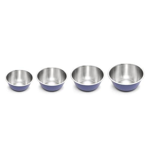 Fox Run Stainless Steel Mixing Bowl, 6.25 Quart Purple Mixing Bowl - color: Purple, size: 6.25 Quart