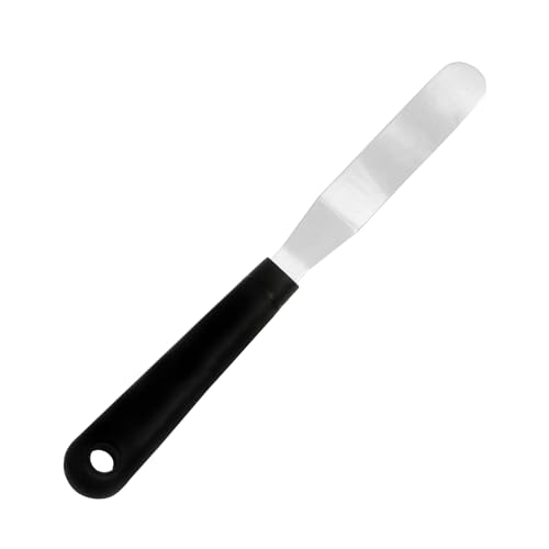 Fat Daddio's SPAT-4OS Stainless Steel Offset Spatula, 4 inch - size: 4 Inch, style: Offset Spatula