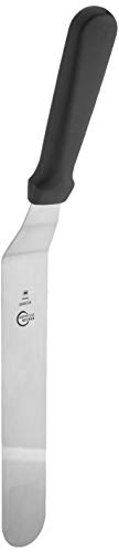 Mercer Culinary Offset Spatula, 10 Inch, Stainless Steel,Black - size: 10 in, style: Offset