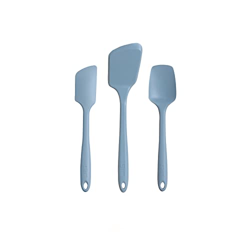 GIR: 3-Piece Silicone Ultimate Kitchen Utensils Set – Slate - color: Slate, size: 3 - Piece Set