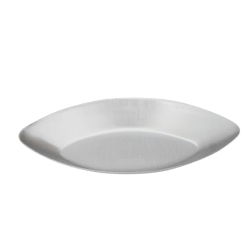 Aluminum Oval Boat Tart Molds, Egg Tartlet Pans, 10 Pack Tins - size: 4.33"x2.17"