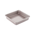 CHEFMADE 9-Inch Square Cake Pan, Non-Stick Deep Dish Bakeware for Oven Baking (Champagne Gold) - size: 9" Square