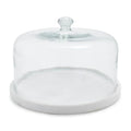 Sur La Table Marble and Glass Cloche , Clear