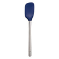 Tovolo Flex-Core Silicone Spoonula, Stainless Steel Handle, Deep Indigo - color: Deep Indigo, style: Spoonula