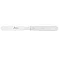 Ateco Straight 4-Inch Stainless Steel Blade, Plastic Handle, Dishwasher Safe Icing Spatula, small - style: Straight - 4"