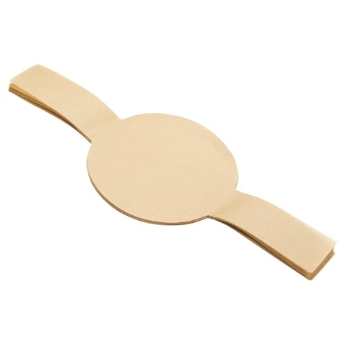 uxcell Parchment Paper Rounds 4" Brown 40 Sheets - color: Brown, size: 3.9"