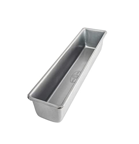 USA Pan Bakeware Nonstick Cocktail Sandwich Loaf Pan - size: 13.75 x 2.75 x 2.75 Inch, style: Cocktail Loaf Pan