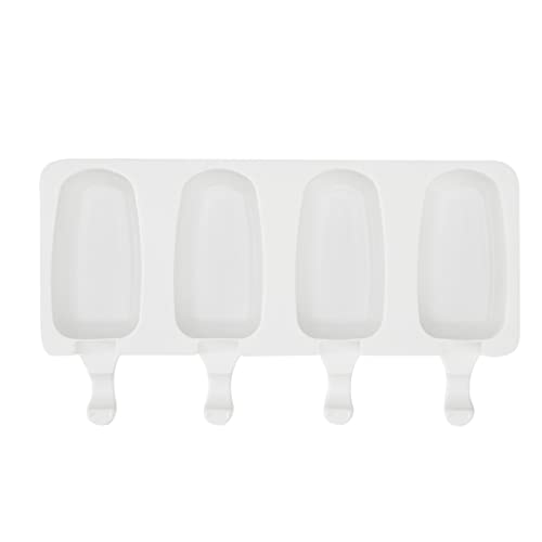 Restaurantware Round Silicone Popsicle Mold, 4-Compartment Tray, 1 Ct - size: 1 Count, style: Round