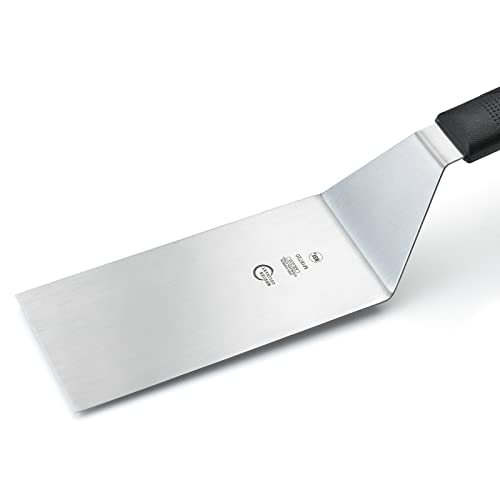 Mercer Culinary Millennia Turner/Spatula, 6 Inch x 3 Inch Blade, Black Handle - color: Black, size: 6 x 3-Inch Turner/Spatula