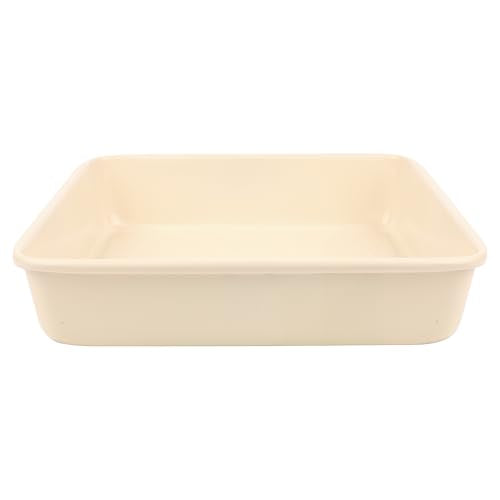 David Burke 9" Square Bake Pan, Carbon Steel, Non-Stick, PFTE & PFOA Free, Oven Safe – Cream - color: Cream, size: 9" Square Bake Pan