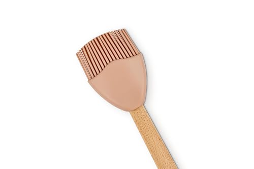 Le Creuset Silicone Signature Basting Brush, Peche - color: Peche, style: Basting Brush
