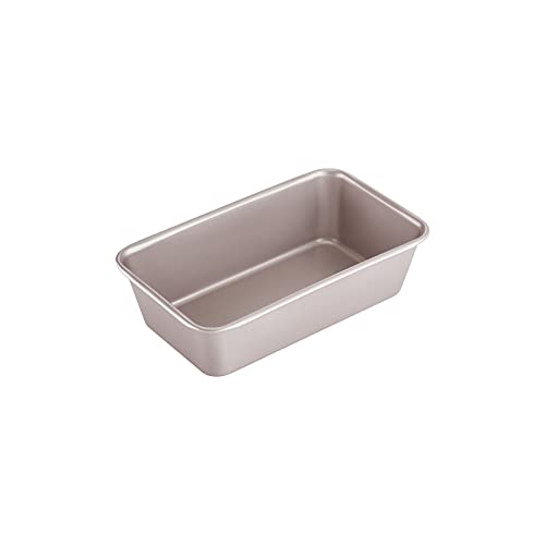 CHEFMADE 2LB Rectangle Loaf Pan, Non-Stick Oblong Bread and Meat Bakeware for Oven Baking (Champagne Gold) - size: 01 - 5" x 9" x 2"