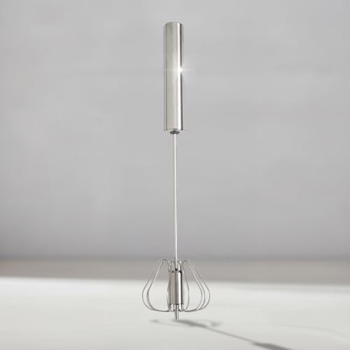 Mrs. Anderson’s Baking Rotary Whisk Hand Blender, Stainless Steel, 10.25-inches - style: Rotary