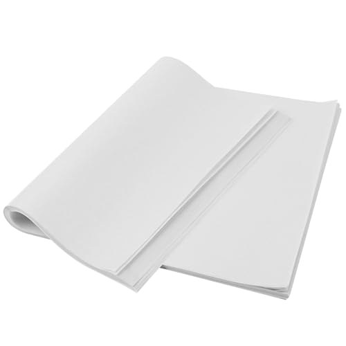 EcoDispose 100 Pcs Non-Stick Parchment Paper Baking Sheets 12-3/16"x16-3/8" - color: White, size: Half pan -100PCS