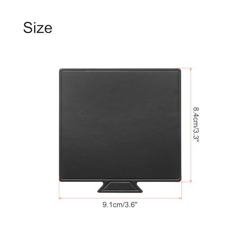 uxcell Mini Cake Boards, Grease Proof 9.1 x 8.4 cm/3.6 x 3.3" Silver Tone - color: Black, size: 3.6 x 3.3 inch