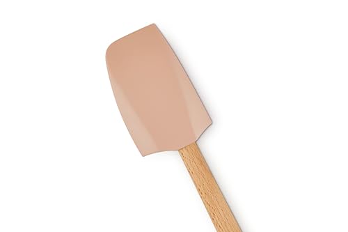 Le Creuset Silicone Signature Medium Spatula, Peche - color: Peche, style: Medium Spatula