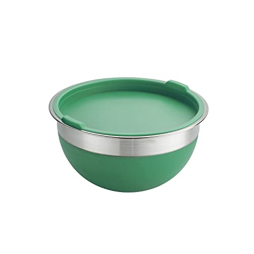 Tramontina 10 Pc Covered Stainless Steel and Silicone Mixing Bowl Set