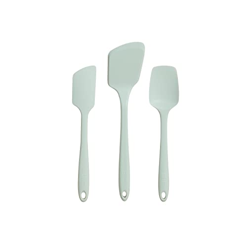 GIR: 3-Piece Silicone Ultimate Kitchen Utensils Set – Mint - color: Mint, size: 3 - Piece Set