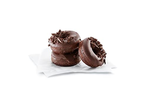 Lékué Platinum Silicone Donut Mold | 6 Non-Stick Holes For Baking - No Grease Needed | Pop-Out Oven Cake Molds | Heat-Resistant, Freezer Safe, Microwave Safe, Dishwasher Safe | Black - color: Black