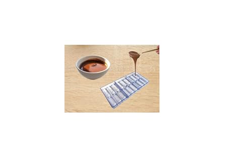 18-Well Oval Pill Mold, Polycarbonate Chocolate Molds, Pill Mold for Supplements, Suppository, PC Plastic Chocolate Mold for DIY