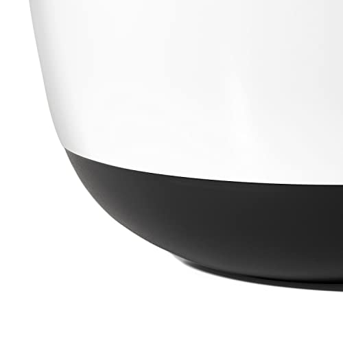 OXO Good Grips 3-Piece Plastic Mixing Bowl Set - Black & White - color: White, size: Small, Medium, Large