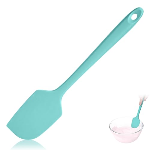 600ºF Heat Resistant Large Silicone Spatula for Baking, Aqua Sky - color: Aqua Sky, size: 11.34in - Large Spatula