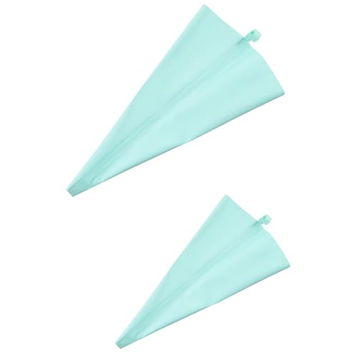 20 Inch Piping Bags Reusable, Silicone Pastry Bags Set, Large Cake Decorating Bag, 2 PCS Icing Frosting Bags for Cake, Dessert, Pastry, Cookies,Cupcake, DIY Baking Tools, Green