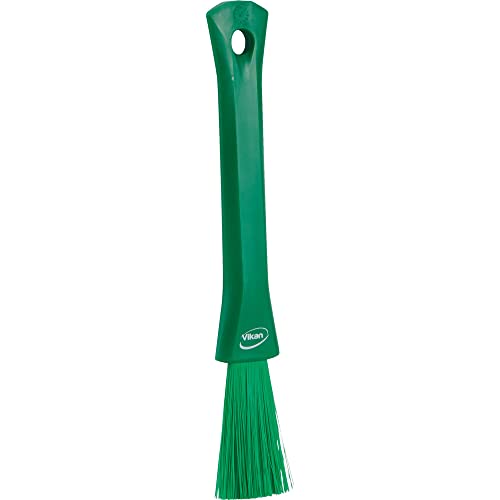 Vikan 5551302 UST Detailed Brush, 1" Soft, Green