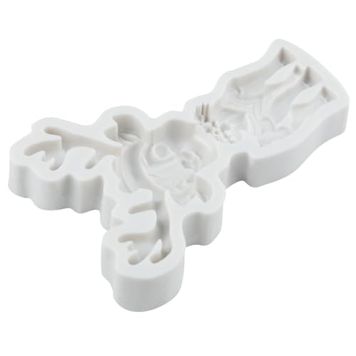 Christmas Reindeer Silicone Mold Elk Fondant Chocolate Molds - color: Style T