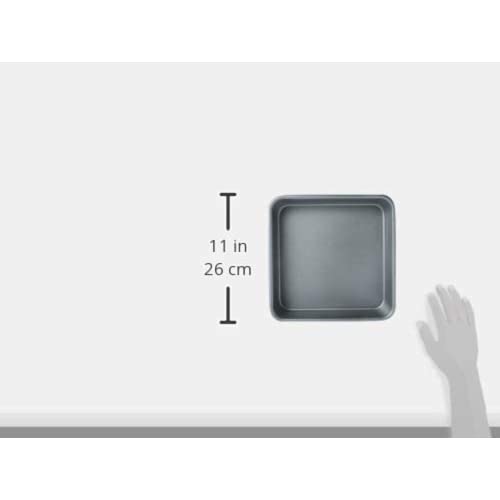 Cuisinart 9-Inch Chef's Classic Nonstick Bakeware Square Cake Pan, Silver - size: 9-Inch