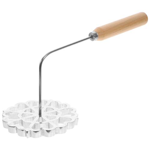 Lurrose Funnel Cake Maker: Rosette Iron - Pizzelle Iron Star Waffle Moulds - size: 32X12X12CM