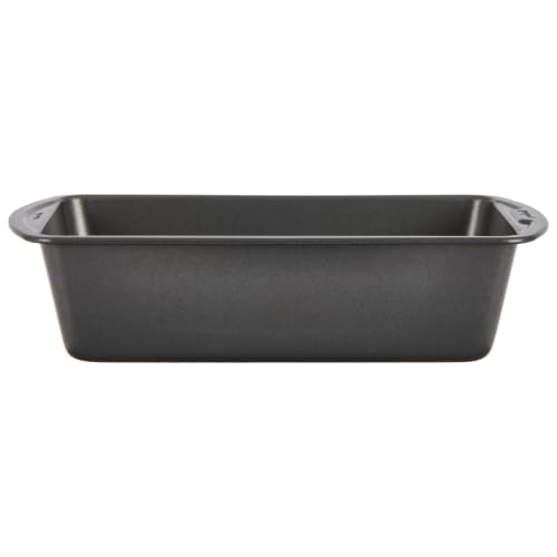 GoodCook Nonstick Loaf Pan Heavy-Duty Steel Bakeware with Easy-Clean Non-Stick Coating, Oven & Dishwasher Safe Pan, 9 x 5-Inch, Gray